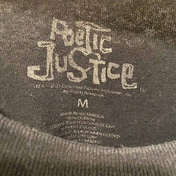 Poetic Justice Tupac 90s Looking Graphic Band Tee Shirt - Picture 4 of 6
